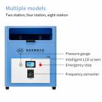 TBK 938 Multi-station Mobilephone Screen Water Mill Polishing Machine Built-in Silent Air Pump