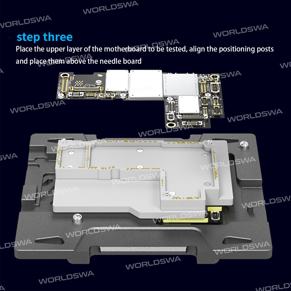 MiJing C20 Main Board Middle Layered Function Testing Fixture for iPhone 12 / 12 Pro / 12 Pro Max /