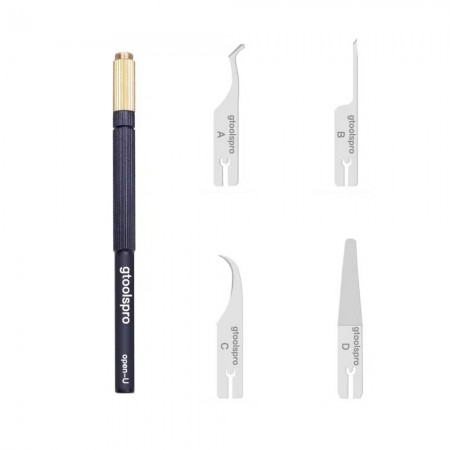 Gtoolspro open-U 4-in-1 Multifunctional Hand Polished Ultra Thin Knife Set