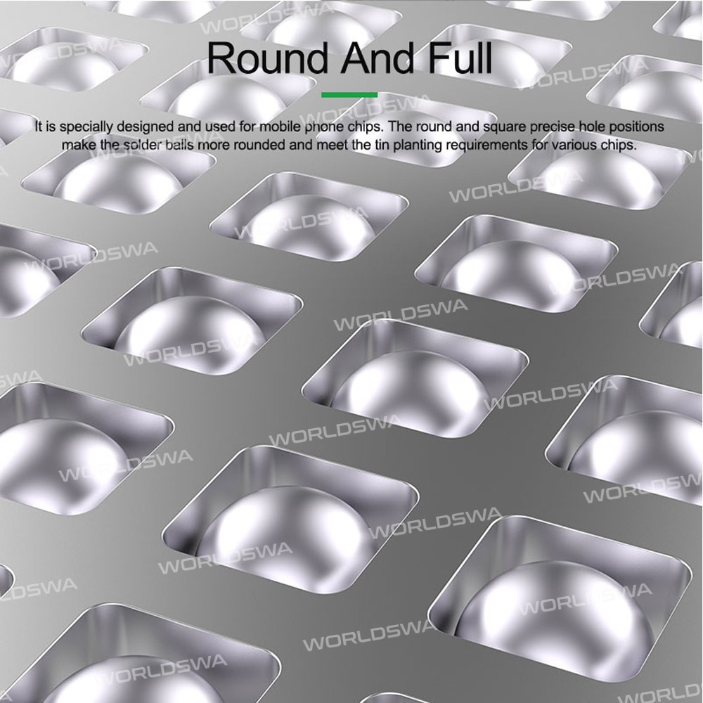Relife RL-044 iPhone Series CPU Tin Planting Steel Mesh Set for iPhone 6 to 13 Series / Apple A8 to