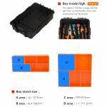 JAKEMY JM-Z20 Portable Double-layer Mini Plastic Components Storage Box