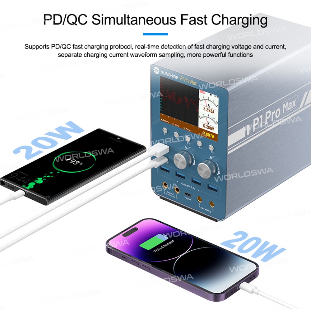 sunshine p1-pro-max-intelligent-regulated-power-supply-with-waveform-display-battery-spot-welding-10