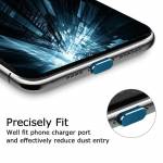 Aluminum Alloy Lightning Port Anti Dust Plug for iPhone/IPad/AirPods - 2Pcs