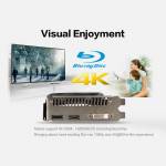 Yeston RX550 4G D5 4GB / GDDR5 / 128bit Memory Gaming Graphic Card with DP+HD+DVI-D Output Ports