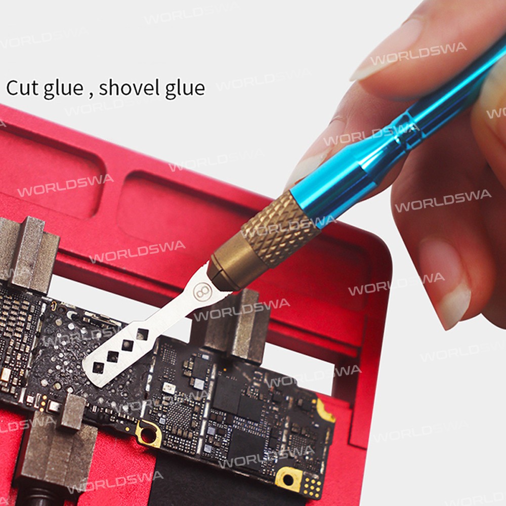B&R X1019 10-in-1 Mobile Phone Motherboard CPU Chip Remove Glue Rework Knife Set