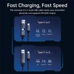 Orico M2R2 RGB Lighting Effect USB3.1 Gen2 10Gbps Aluminum M2 NVMe SSD Enclosure