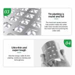 Relife RL-044 4-in-1 IP LCD Screen IC Tin Planting & Flex Cable Protection Repair Steel Stencil Set