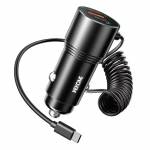 wekome wp-c51-pop-digital-series-66w-cabled-car-fast-charger-1