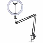 telescopic folding-desktop-cantilever-cell-phone-live-streaming-stand-with-10-inch-led-fill-light-7