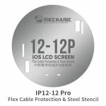 Mechanic iOS LCD Screen IC Flex Cable Protection & Steel Stencil for iPhone 11 to 13 Pro Max