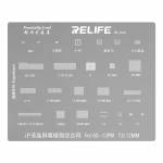 Relife RL-044 BGA Reballing Stencil for iPhone 6 to 13 Pro Max LCD Screen Original Color Face IC