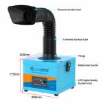 sunshine ss-6605-strong-suction-smoke-purifier-for-mobile-phone-pcb-welding-repair-6