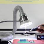 TBK Anti-Static Solder Smoking Absorber ESD Fume Extractor with LED Lamp