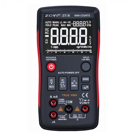 Zoyi ZT-X Digital Multimeter: Multi-Functional, High-Precision, Intelligent, Automatic, Anti-Burning
