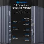 Orico TB3-S2 9-in-1 Multi-function NVME/SATA SSD Docking Station Thunderbolt3 HUB with M.2 Shell