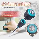 Pro'sKit SD-9820 10-in-1 Multifunctional Removable Ratchet Screwdriver Set