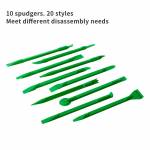 BST-041 10-in-1 Multipurpose Plastic Double Head Spudger Set for Digital Products Disassemble Repair