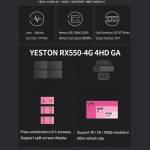 Yeston RX550 4GB / 128bit / GDDR5 4-screen Graphics Card Support Split Screen with 4*HD Output Ports