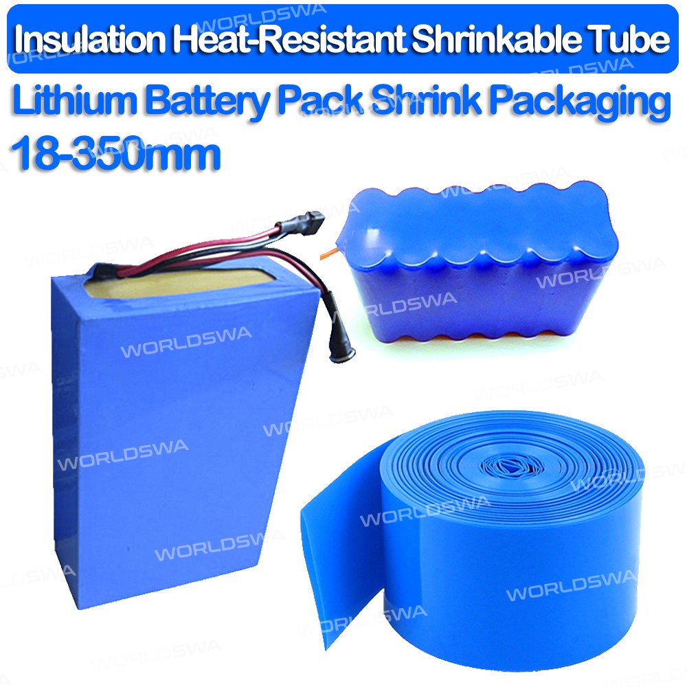 2Meter Blue PVC Insulation Heat Shrink Tube for 18650 Battery Insulation Protection