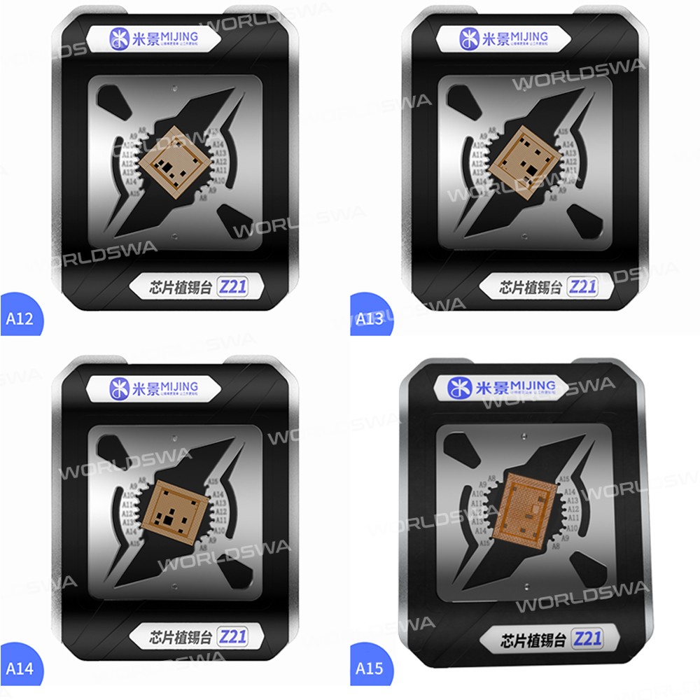 mijing z21-universal-cpu-reballing-stencil-platform-for-iphone-6-to-13pro-max-8