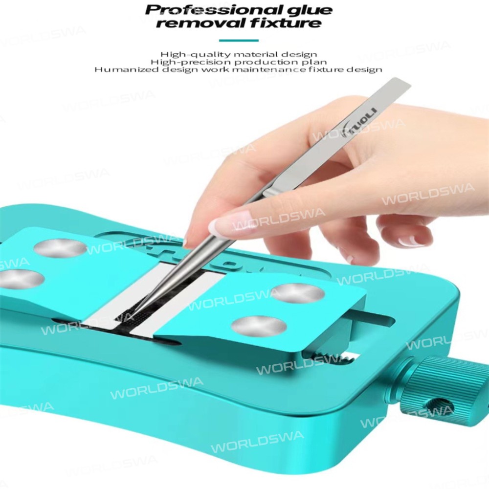TuoLi TL-15A New Version Universal IC Glue Remove Fixture Double-Bearings Holder Motherboard Jig