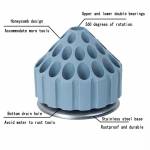 35 holes-360-degree-rotating-honeycomb-tools-storage-box-for-storage-of-grinding-head-5