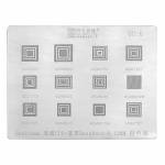 Amaoe QU6 0.12mm BGA Stencil Reballing for Qualcomm CPU+Baseband