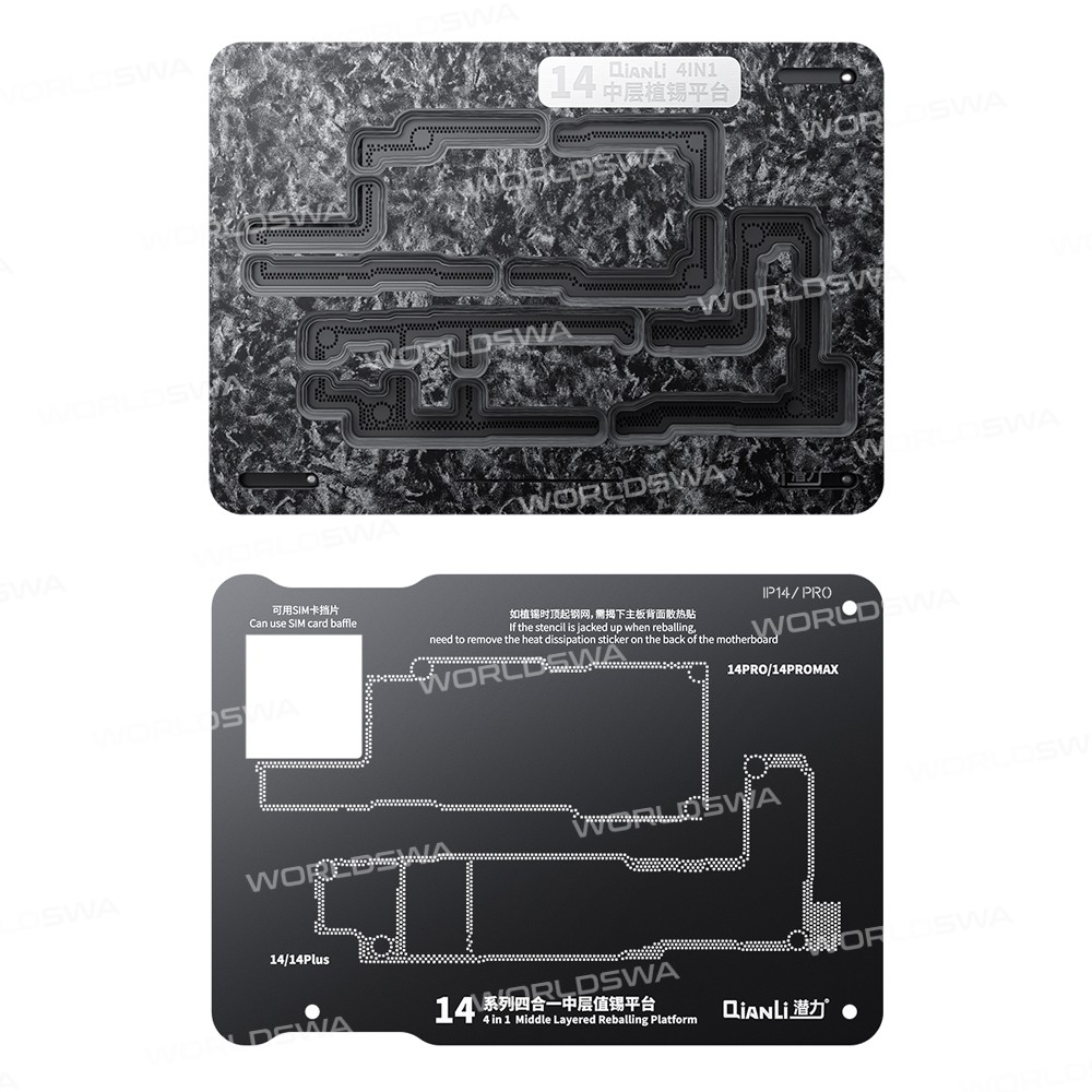 qianli 4-in-1-magnetic-middle-frame-magnetic-bga-reballing-platform-for-iphone-14-7