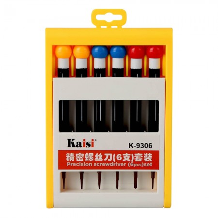 Kaisi K-9306 6-in-1 Precision Screwdriver Set with Magnetic Tip