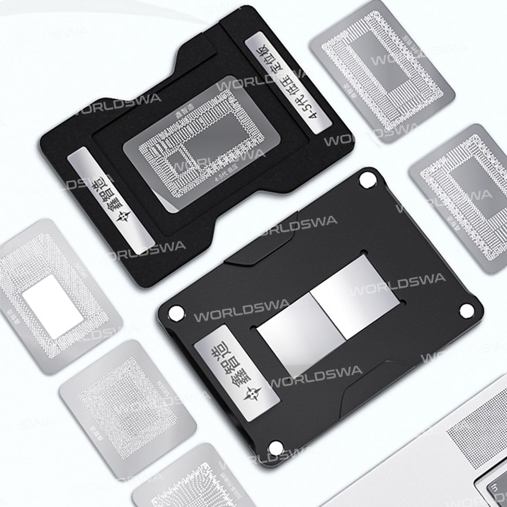 XinZhiZao CPU Reballing Stencil Kit for Macbook Chips