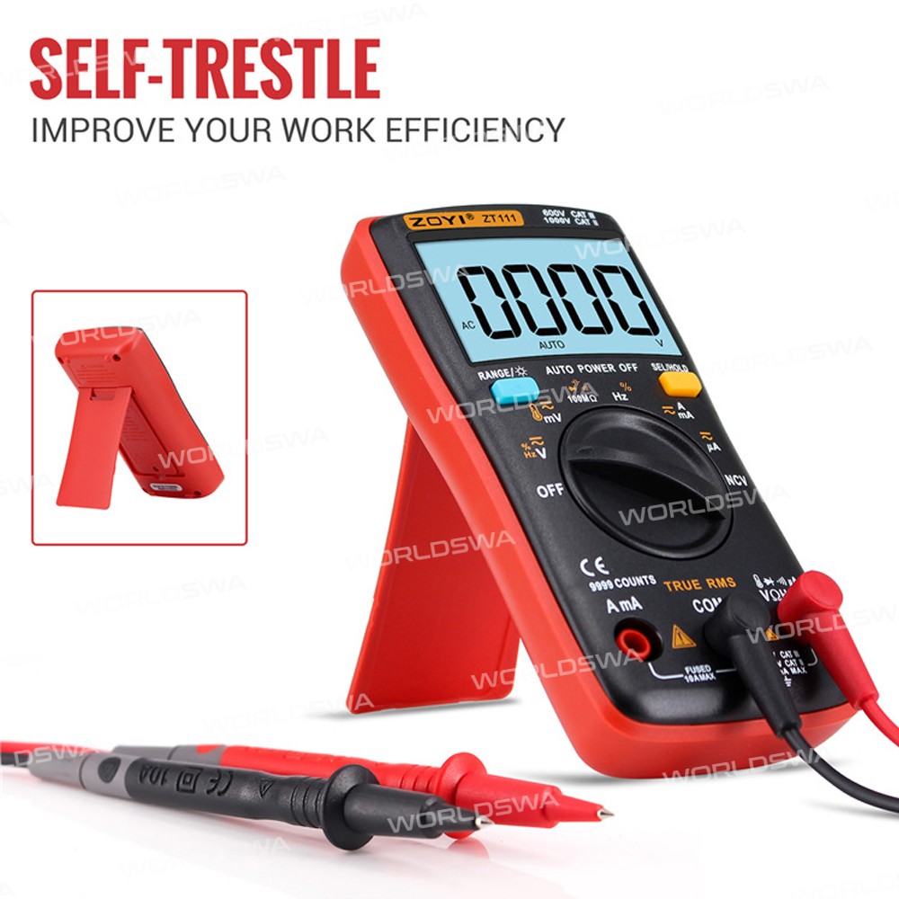 Zoyi ZT111 Portable Professional 9999 Count High precision DC/AC Digital Multimeter