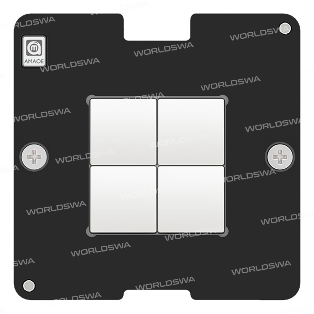 amaoe a2c43451-a2c44458-automotive-computer-driver-ic-chip-bga-reballing-stencil-platform-set-5