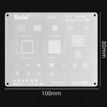 Kaisi 0.12mm BGA Reballing Stencil Net for iPhone 6 to 11 Pro Max
