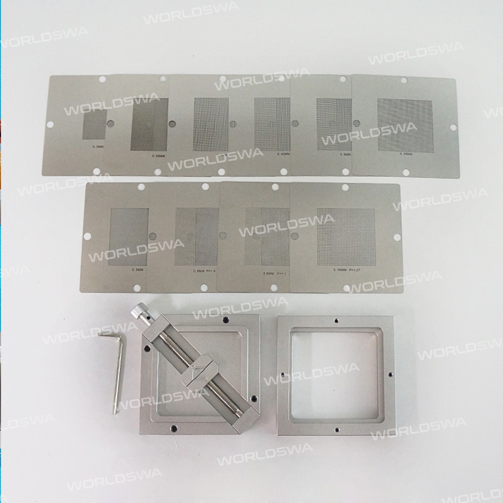 90*90mm Diagonal BGA Ball Mounting Table for Chip Rework Repair