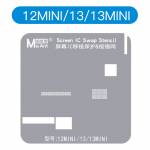 Maant Screen IC Transplant Protection & Tin Planting BGA Reballing Stencil Set for iPhone 11 to 13Pr