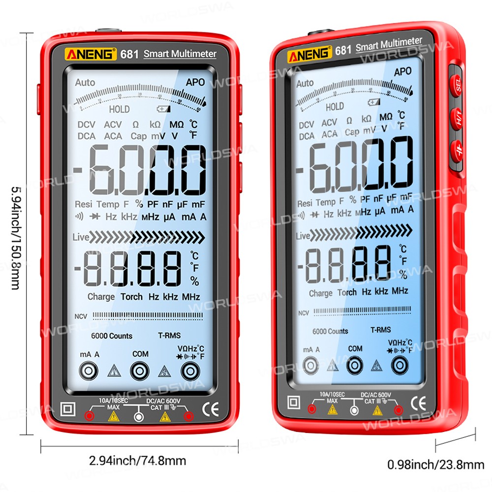 aneng 681-rechargeable-non-contact-lcd-screen-digital-professional-multimeter-12