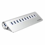 Orico Aluminum Bevel Multi-Port USB 3.0 HUB High-Speed Splitter With 12V Power Adapter