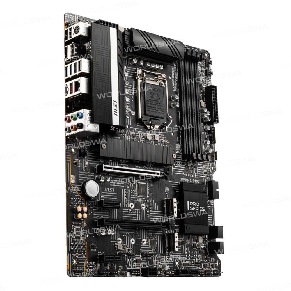 MSI Z590-A PRO Motherboard LGA 1200 DDR4 128GB Intel Z590 for Desktop Computer