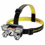 headlamp usb-rechargeable-ultra-bright-5-led-4-modes-3