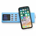 Sunshine SS-309WD LED Display Intelligent Wireless Charger with 8 Port Smart USB Charger