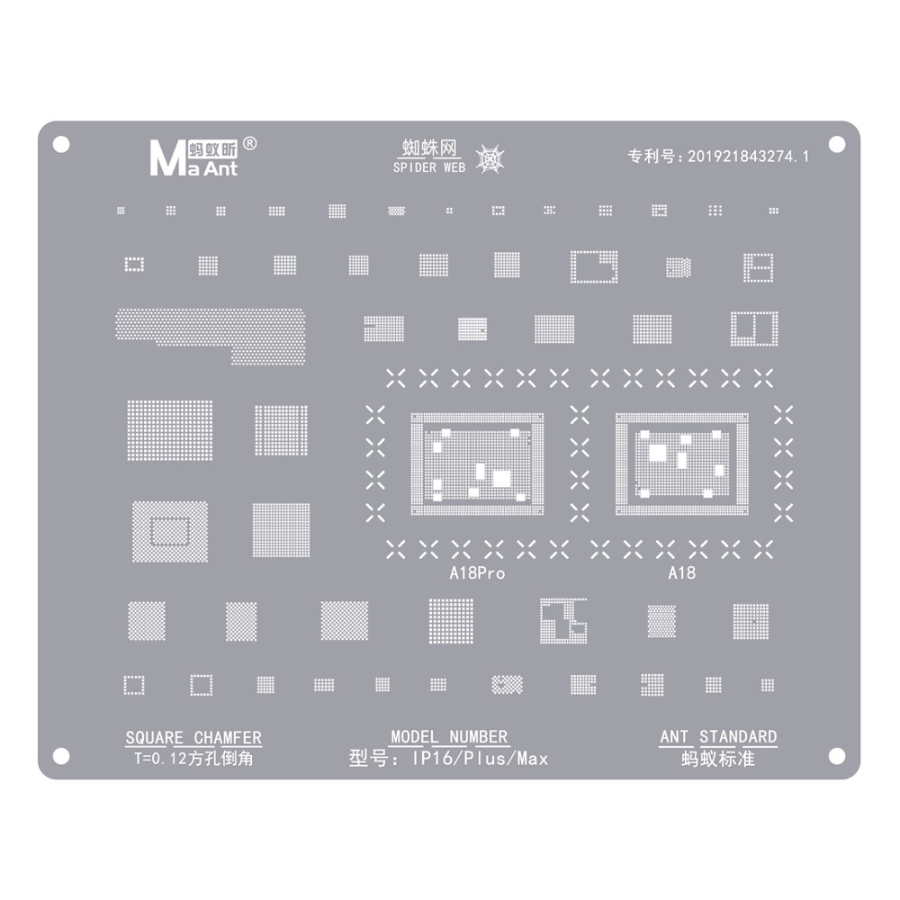 maant cpu-comprehensive-bga-reballing-stencil-for-iphone-16-16-plus-16-pro-16pro-max