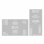 amaoe wkw1-2-screen-green-oil-repair-digging-holes-bga-reballing-stencil-set-for-iphone-x-to-15pm