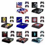 Decal Vinyl Skin Protection Sticker for Playstation 4 console & Controller