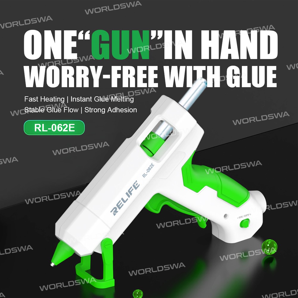 relife rl-062e-fast-heating-hot-melt-glue-gun-rl-097-hot-melt-glue-stick-set-5