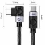 Orico C2CW 90-degree Angle Type-C to Type-C Laptop PD 100W Fast Charge & Data Cable