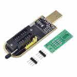 CH341A 24 / 25 Series EEPROM Flash BIOS USB Programmer Module SOIC8 SOP8 Test Clip for Arduino