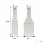 Amaoe Stainless Steel Non-Magnetic Tin Scraping Blade Set for Mobile Phone Repair