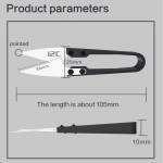 i2c insulated-ceramic-u-shaped-scissors-for-mobile-phone-repair-cutting-work-5