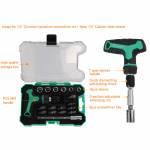 Pro'skit SD-2320M 18-in-1 Adjustable Magnetic Mini Ratchet Multifunctional Screwdriver Set