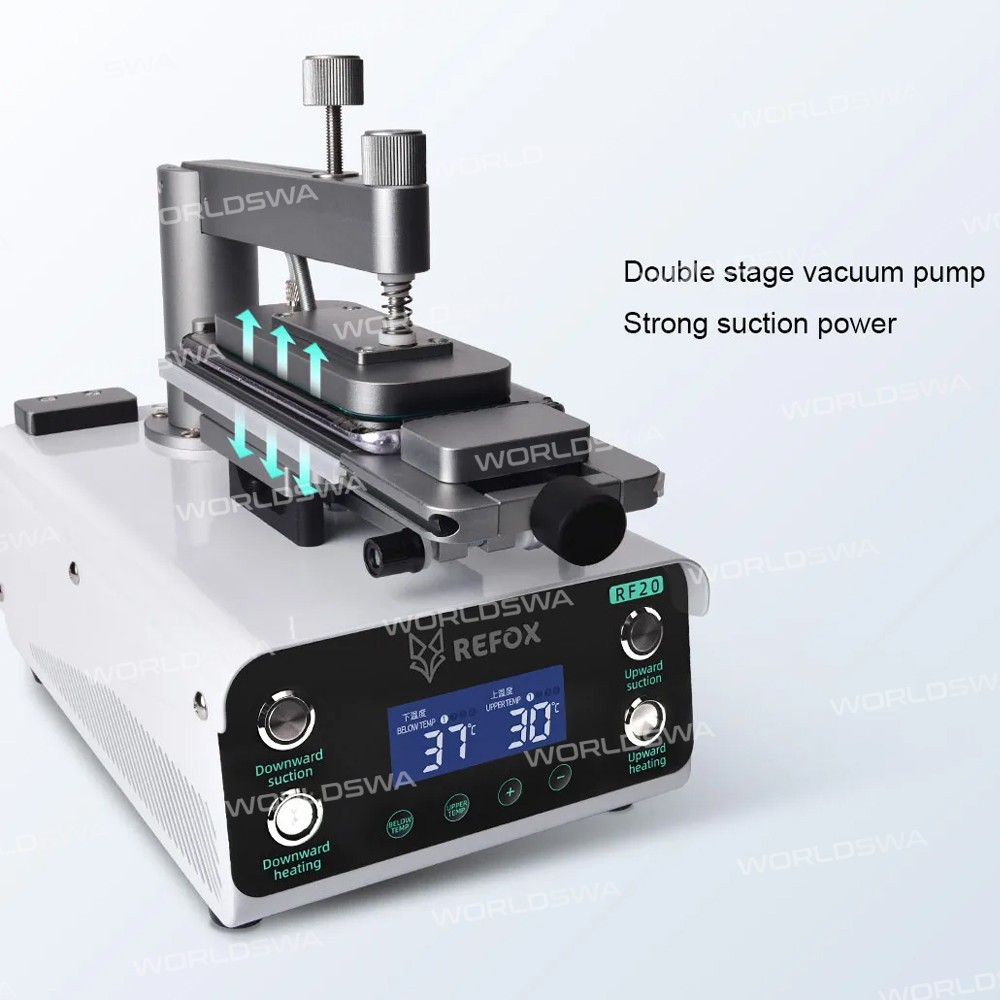 refox rf20-360-rotating-universal-mobile-phone-lcd-screen-heating-separation-machine-5